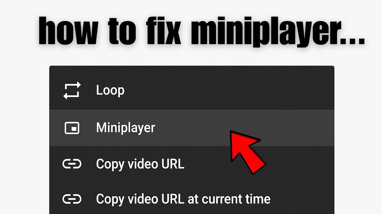 How to Fix Youtube Mini Player Not Working on PC (EASY FIX) - YouTube