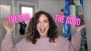 WASHING CURLY HAIR EVERYDAY FOR A WEEK (the good + the bad + tips)