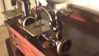 Comparing singer 24 and willcox&gibbs chainstitch sewing ma