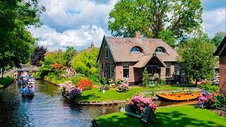 السياحة المذهلة | تغطية الأخت وردة لقرية جيثورن في هولندا | Giethoorn village in the Netherlands