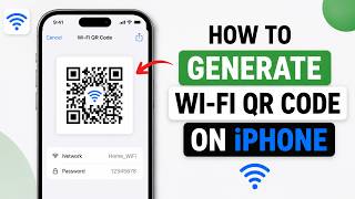 How to Generate a Wi-Fi QR Code on iPhone screenshot 3