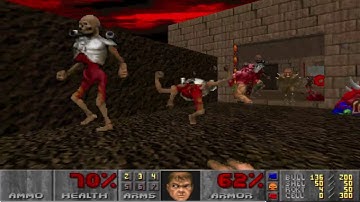 Doom: Scythe MAP13: "Subverted Base" Tyson in 1:50