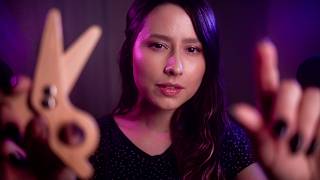 ASMR Plucking to make you feel better  scissors, camera brushing, tktk, spray, + ✨ ASMR for sleep