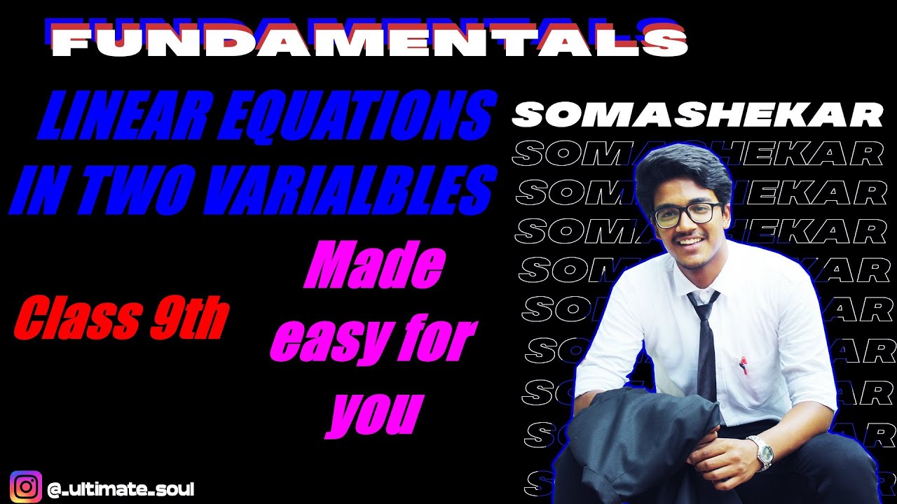 Linear Equations Part 1 | Class 9 | Mathematics | CBSE/NCERT ( Part 1 ...