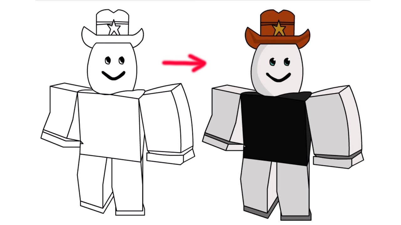 Draw your roblox avatar, roblox character by Sqwaish