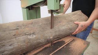 Process Transforming Black Wood Trunk Details Into Red Wood Color - Sturdy 2Tier Dining Table Design by Woodworking Ideas 31,434 views 2 months ago 32 minutes