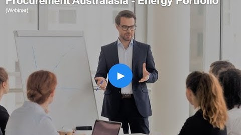 Procurement Australasia - Energy Portfolio Webinar