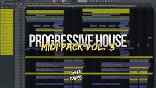 West Collins - Progressive House MIDI Pack Vol 3.