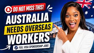 Australia Work Visa with FULL Relocation Support | Come With Your Family