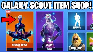 New GALAXY SCOUT Skin in Fortnite ITEM SHOP NOW! (Galaxy Scout Pack Bundle RELEASED)