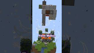 The Cheapest most Efficient Cobblestone Farm! #auracraft #minecraft #minecraftsmp #smp #building