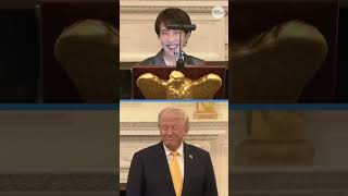 Japanese prime minister praises Barron Trump as a 'good-looking gentleman'