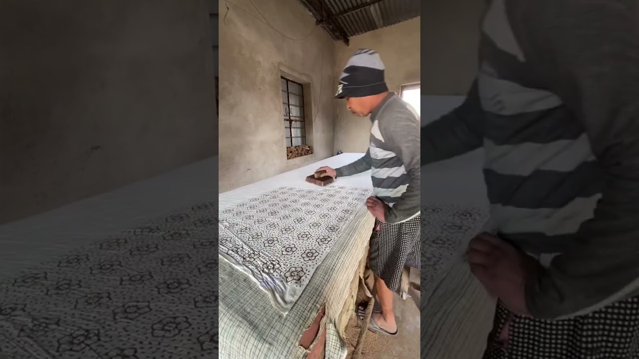 Mud Dabu + Hand Block Printing Process 🤩🤩