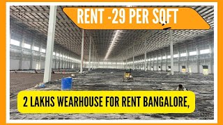 2 lks Sq. Ft Warehouse for Rent || Dabaspet, Bengaluru