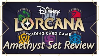 Disney Lorcana Set 1 Amethyst Cards Review