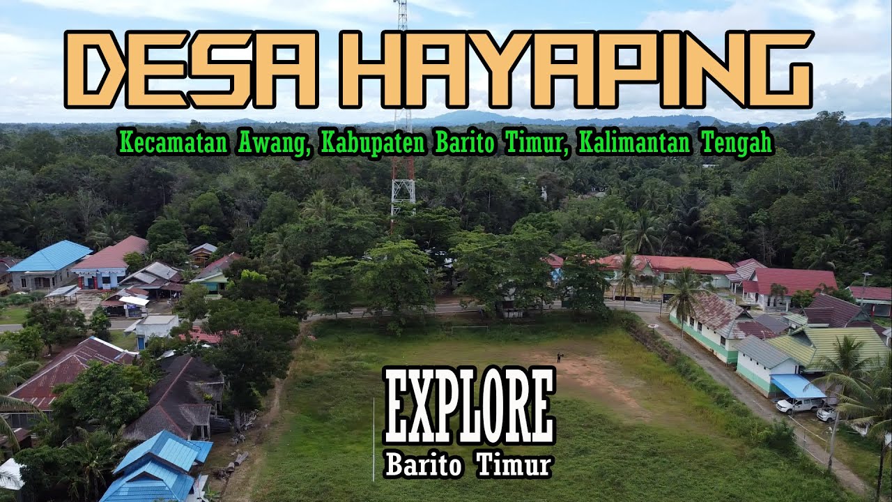 REVIEW  SEPANJANG JALAN DI DESA HAYAPING, KECAMATAN AWANG || BARITO TIMUR || KALTENG