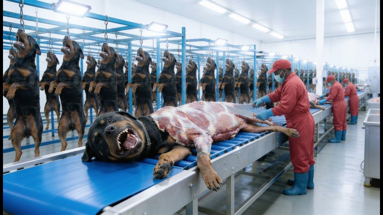 Inside Rottweiler Leather Manufacturing Process  Satisfying Factory Footage  Factory Inside View