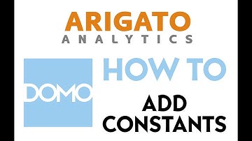 Domo: Using Add Constants in Magic ETL