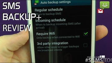 SMS Backup+ Review Android App