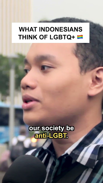 What Indonesians Think of LGBTQ  #shorts