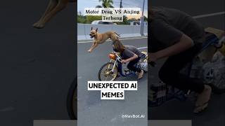 Motor Drag Vs Anjing Terbang