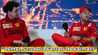 Vettel, Scuderia Ferraride Kalmalı