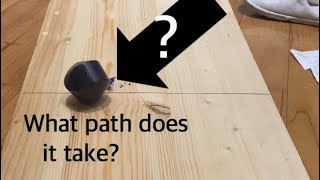 The Path Of A Sphericon Visualized With Ink