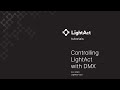 Controlling lightact with dmx  lightact