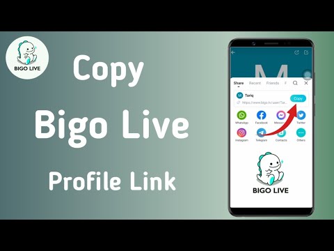 How To Copy Bigo Live Profile Link | Copy Bigo Live Profile Link