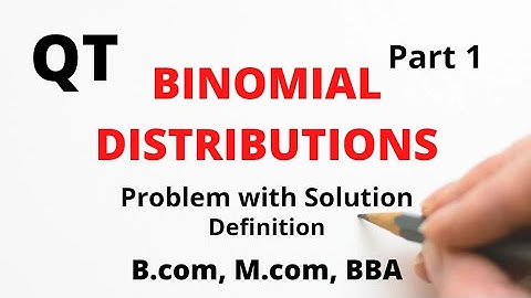 Binomial Distributions | Probability| QT | bcom,mcom, bba| Malayalam