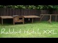 Luxury outside rabbit hutch Luxury outside rabbit hutch