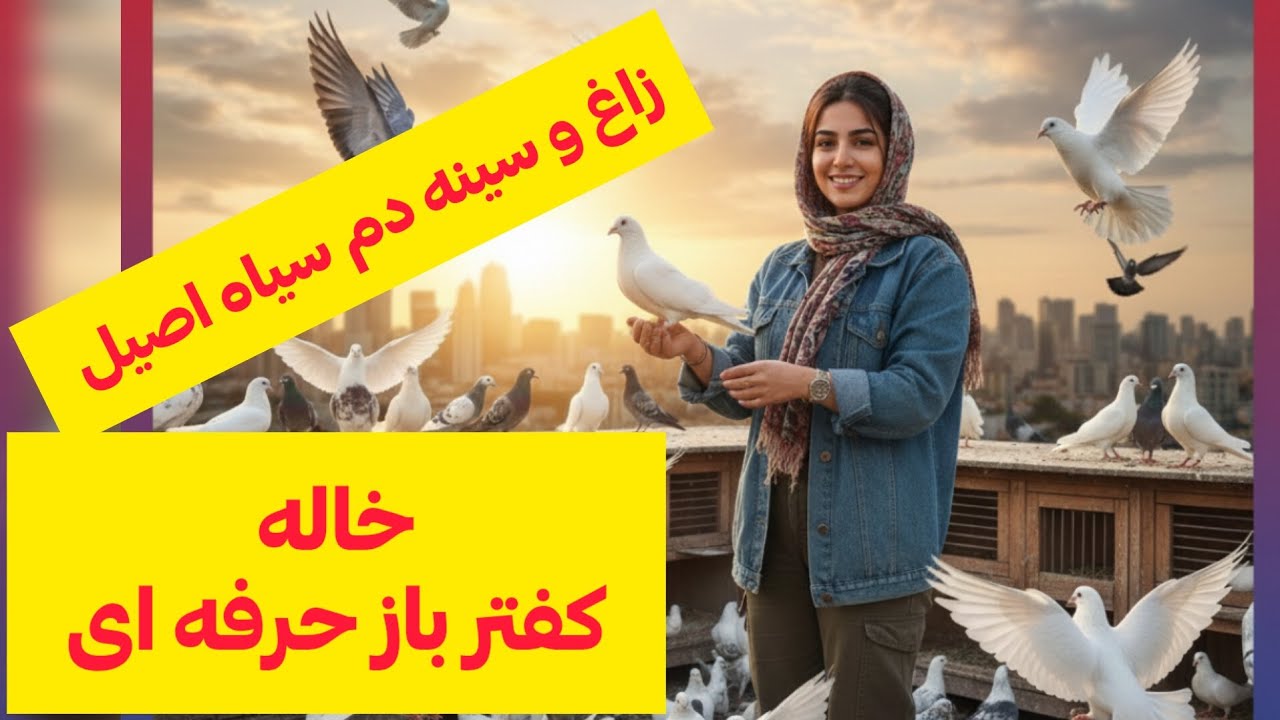 زن کفتر بازی که همه رو شوکه کرد ،باور نمیکنی اینا کار خودشه ..!!