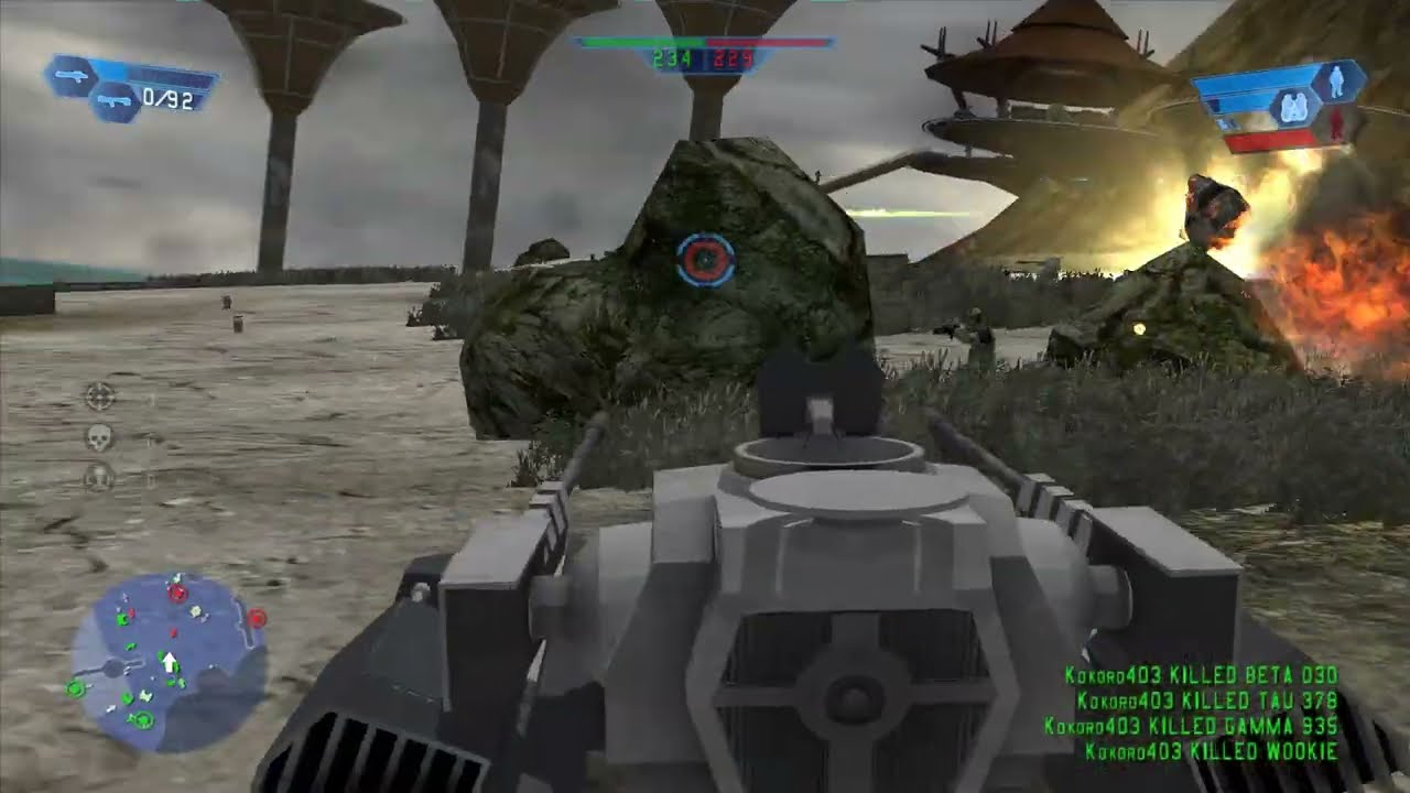 Star Wars Battlefront (2004) - Kashyyyk: Beachhead Empire vs Republic gameplay (New Horizons)