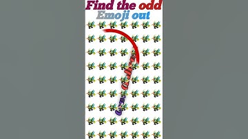 Memory Test 🤯 || Find The Odd Emoji Out || Emoji Puzzle Quiz || part 28 ||  #quiztime #shorts
