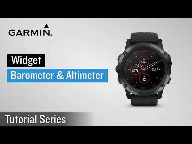 udsættelse midtergang Derfra Tutorial – Widget: Barometer & Altimeter - YouTube