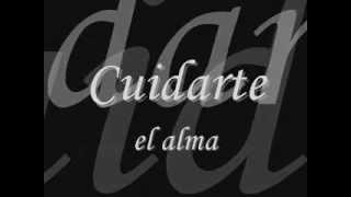 Video thumbnail of "Cuidarte el alma  Chayanne - letra"