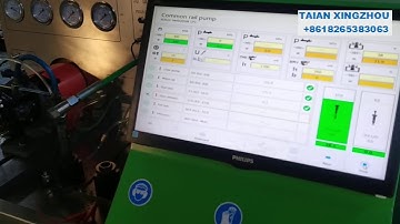 CRS800 common rail bench pump test