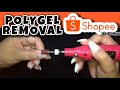 Removing Polygel Nails Using a Nail Drill From SHOPEE