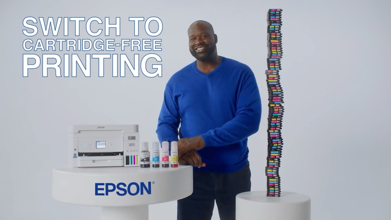 Save on Ink Shaq & Epson EcoTank Home Printers YouTube