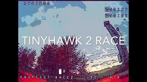 Emax Tinyhawk 2 Race - 2S Outdoor - Practicing Freestyle - Noob Power Loop Practice