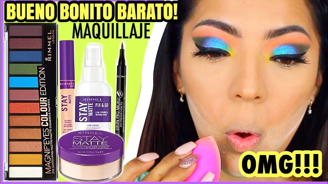 OMG PROBANDO MAQUILLAJE BARATO PARA PIEL GRASA, FUNCIONA? ♥BeautybyNena