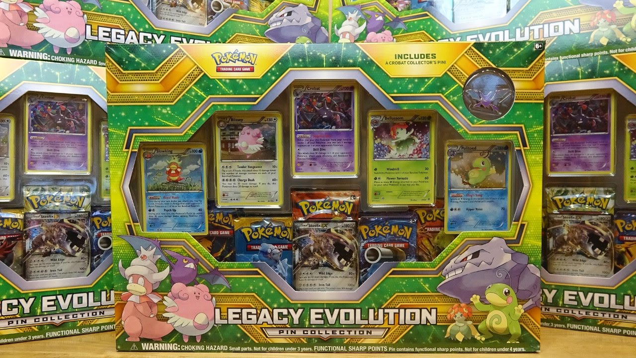 Opening 11 Legacy Evolution Pin Collection boxes - YouTube