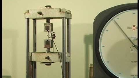 Steel Tensile Test using Tinius Olsen Universal Testing Machine
