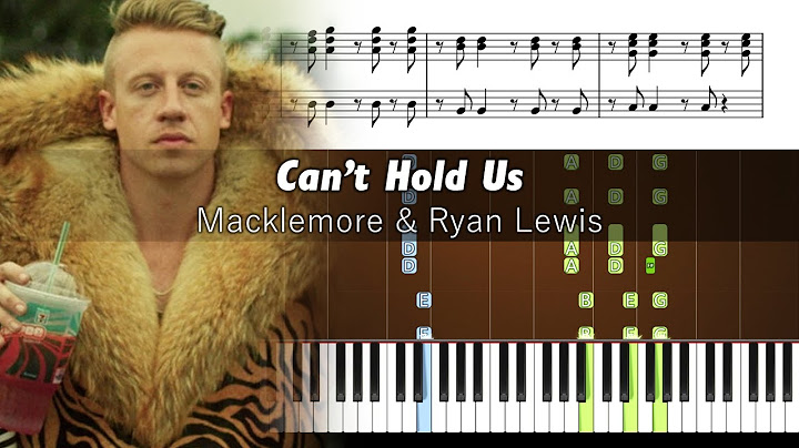 Can't Hold Us Piano version - Piano performance video thumbnail