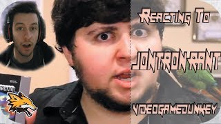 Reacting to videogamedunkey THE JONTRON RANT
