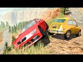 Realistic Cliff Drops #1 - BeamNG Drive Crashes | CrashBoomPunk