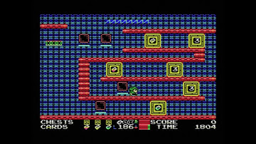 Captain Kreek, level 186, MSX BASIC game