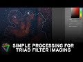 Simple Processing for TRIAD Filter Imaging