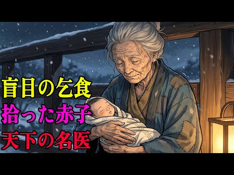 橋の下で拾った赤子を、盲目の乞食女が自分の目よりも大切に育てた。２０年後、その子は将軍もひれ伏す名医となった | 感動 | 野談 | 昔話 | 説話 | 民話のサムネイル