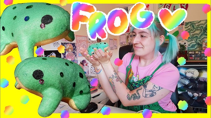 Making a FROG STUFFED ANIMAL from TikTok: Frog Plushie for my